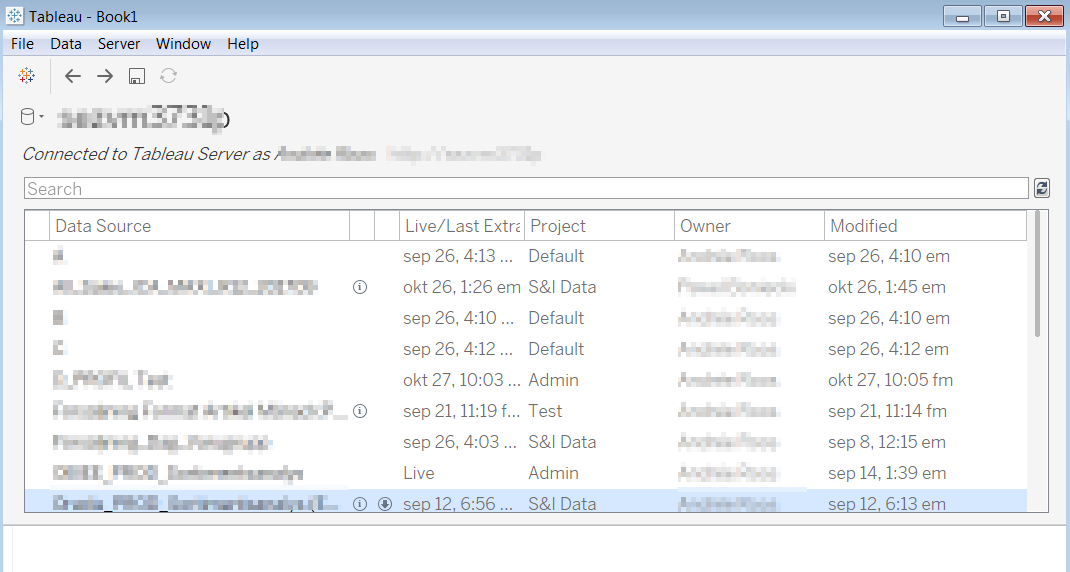 Idea: Enhance Tableau Server datasource import interface in Tableau ...