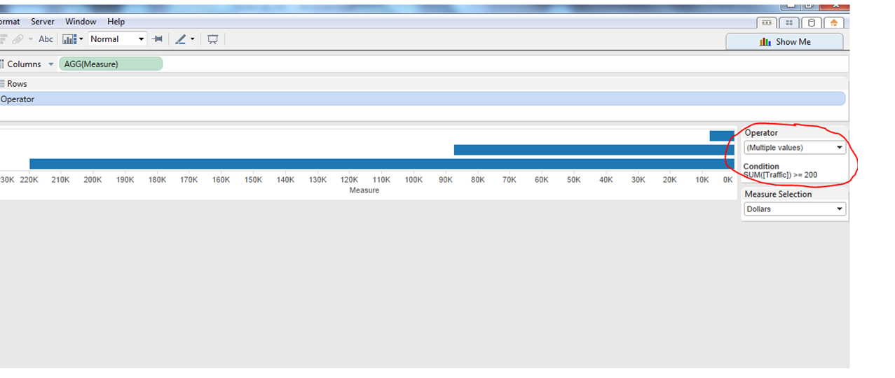 Idea Ability to hide the user defined condition of a filter {Archived}