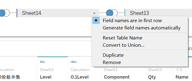 Idea Add Field Name Are In First Row For Excel Data Source