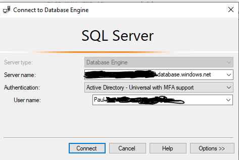 Idea: SQL Server MFA Support