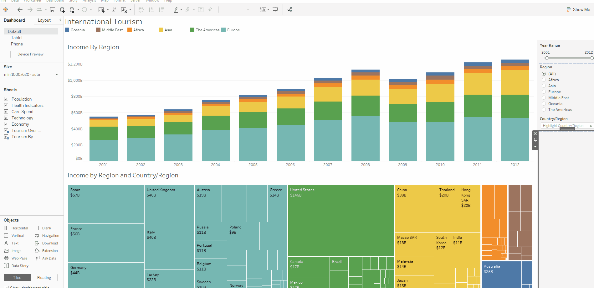 Exporting to PDF with Tableau
