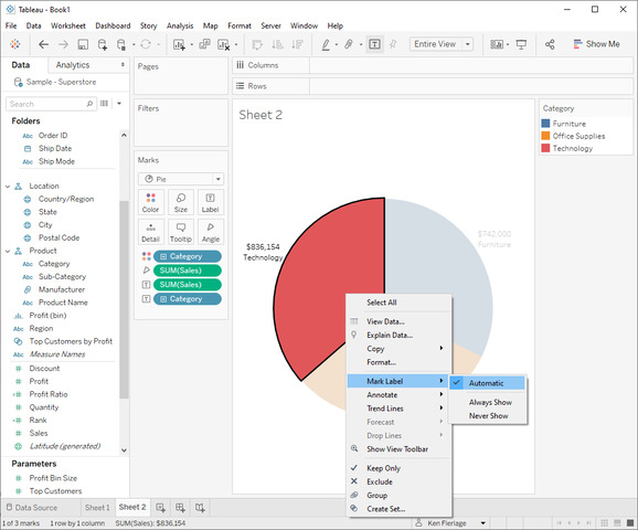 Mark Labels Not Displaying
